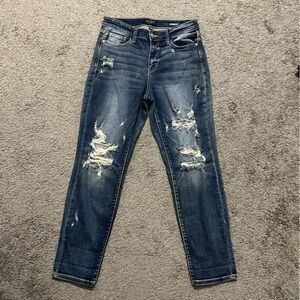 Women’s Judy Blue Distressed Boyfriend Jeans, size 7/28